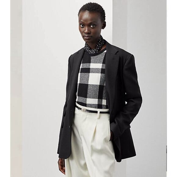 Ralph Lauren Collection Purple Label Women’s Odera Wool Silk Jacket Blazer 6 S - Picture 1 of 12